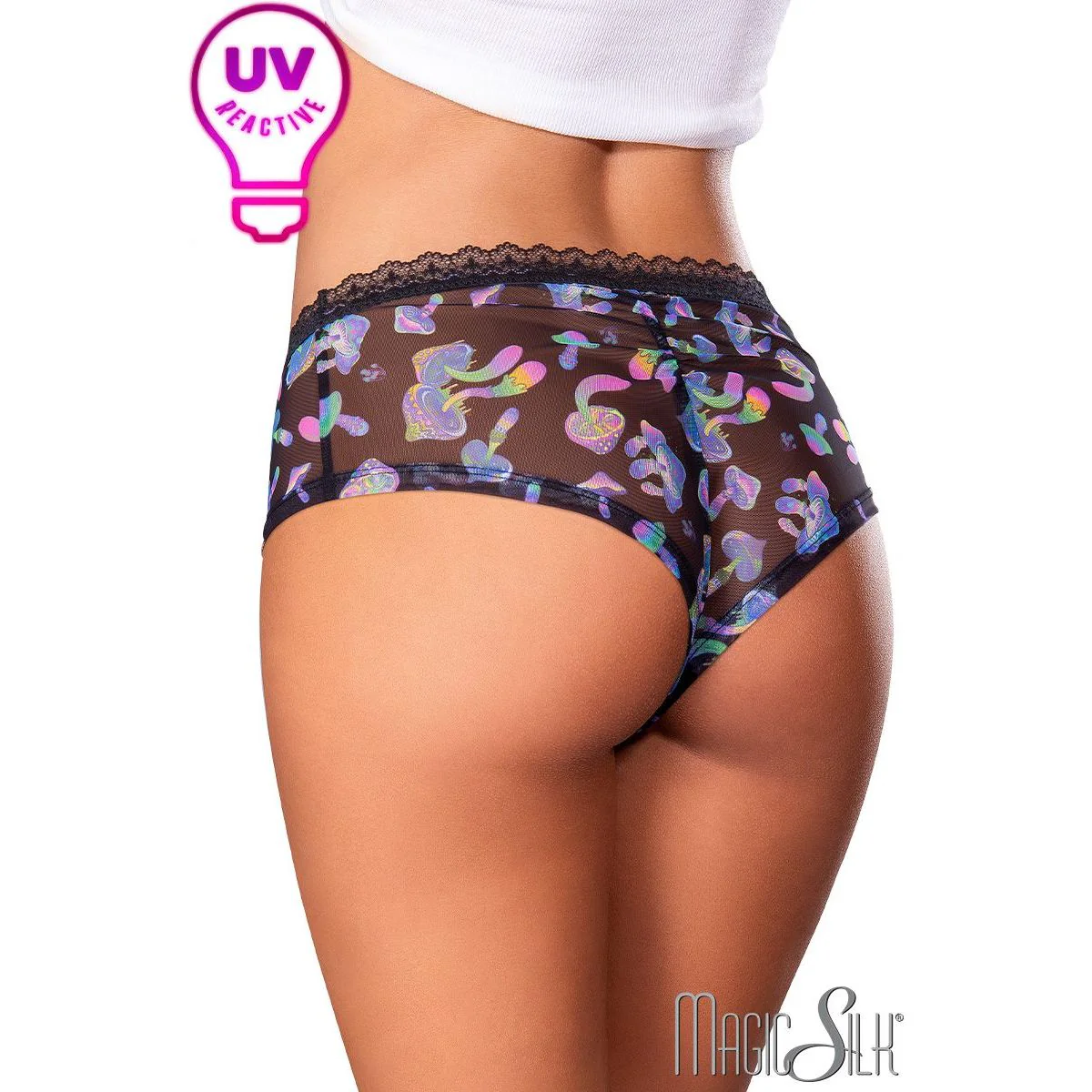 Exposed UV Mushroom Boyshorts by Magic Silk - Image 2