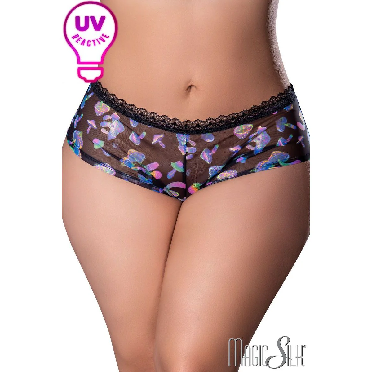 Exposed UV Mushroom Boyshorts by Magic Silk - Image 3