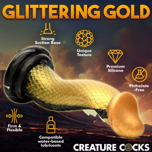 Creature Cocks Golden Mamba Dildo by XR - Image 3
