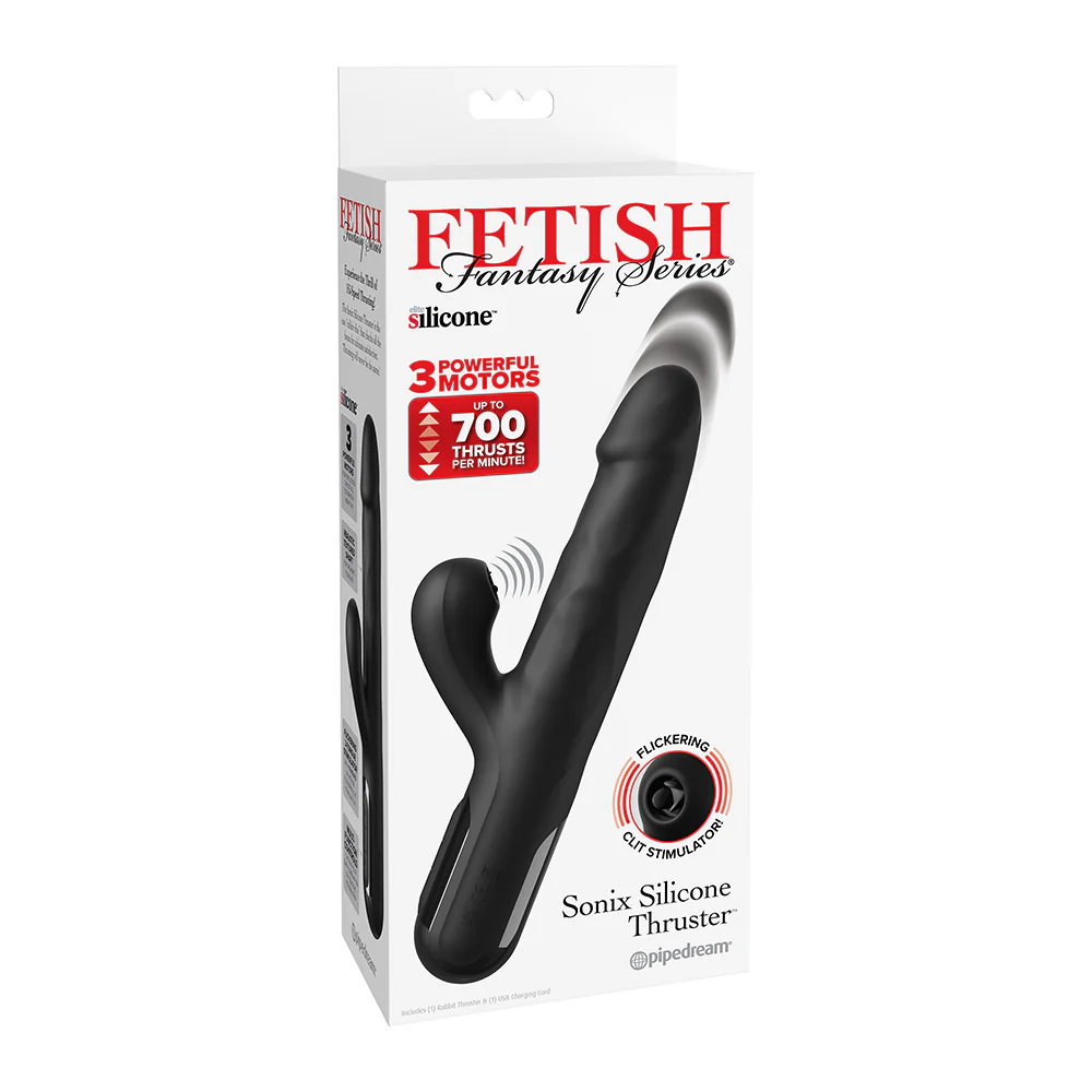 Fetish Fantasy Sonix Silicone Thruster Vibrator by Pipedreams Products®