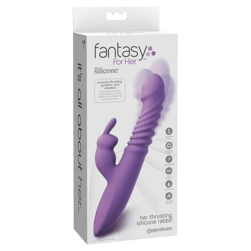 Fantasy For Her Thrusting Rabbit Vibrator by Pipedream Products®