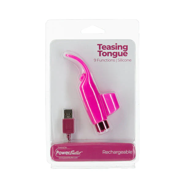Teasing Tongue Finger Vibrator by PowerBullet