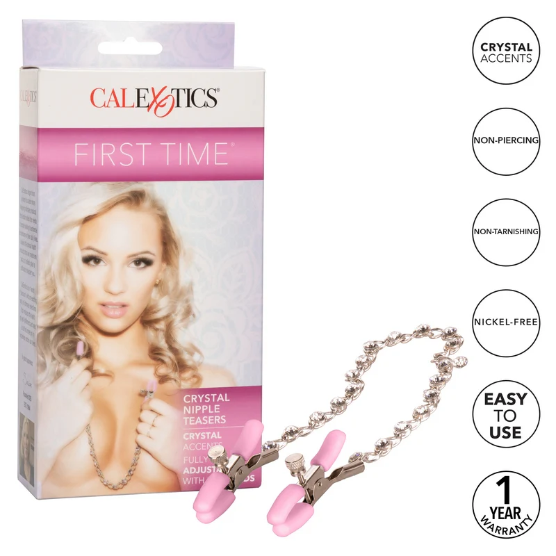 First Time® Crystal Nipple Teasers by Cal Exotics