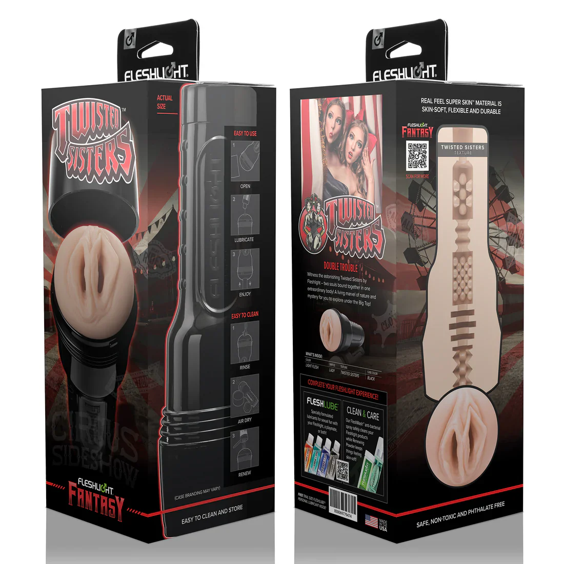 Fleshlight®‎ Fantasy Twisted Sisters Vagina Masturbator - Image 2
