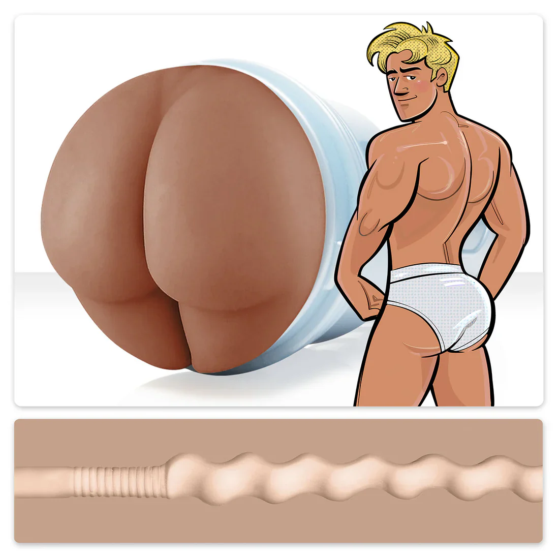 Fleshlight® Man Fantasy Power Bottom Masturbator - Image 2