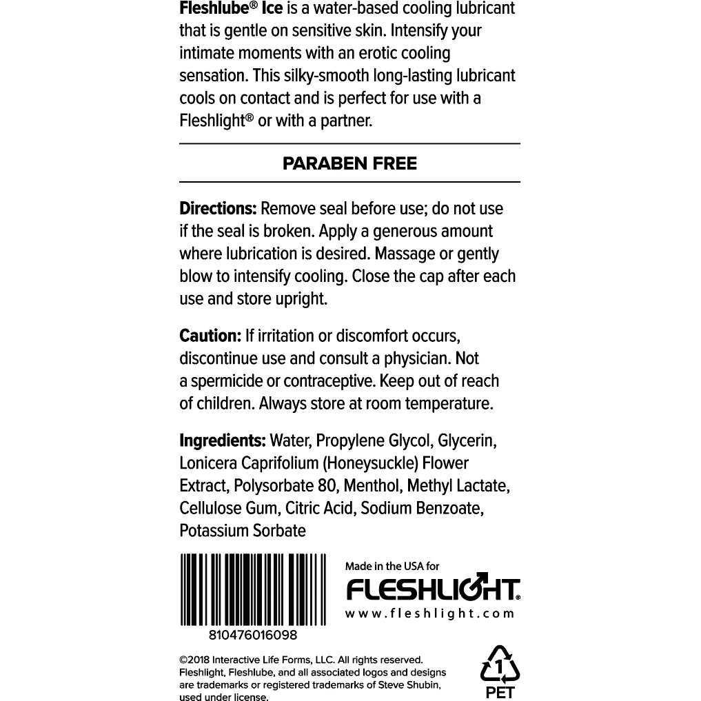 Fleshlube Ice Water Based Lubricant by Fleshlight® - Image 2