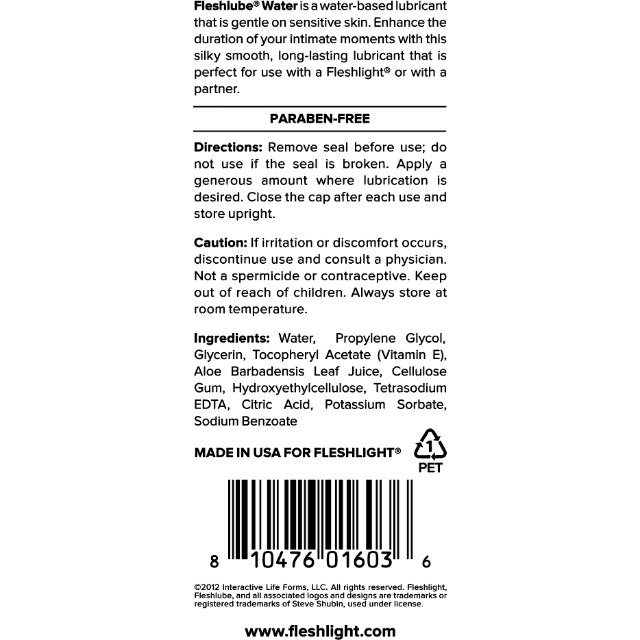 Fleshlube Water Based Lubricant by Fleshlight®‎ - Image 2