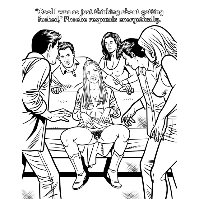 Friends with Benefits Coloring Book by Wood Rocket - Image 3