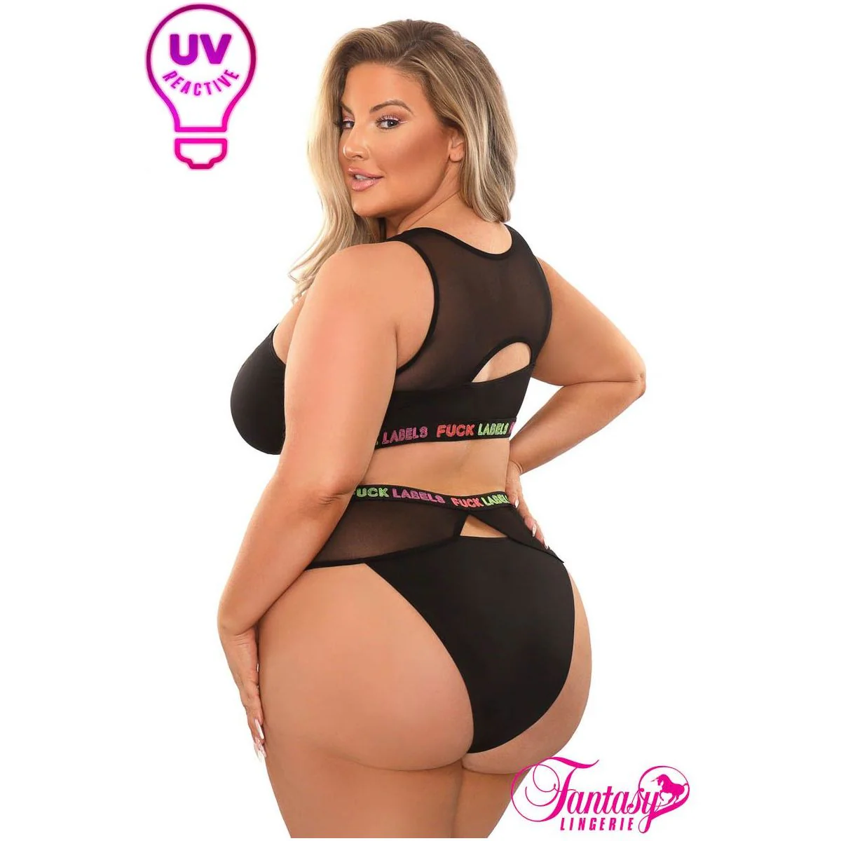 Vibes Fuck Labels Top & Bottoms by Fantasy Lingerie - Image 4