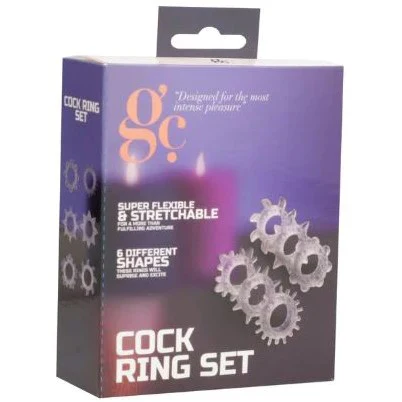 GC Cock Ring Set 6pc by Shots - Image 2