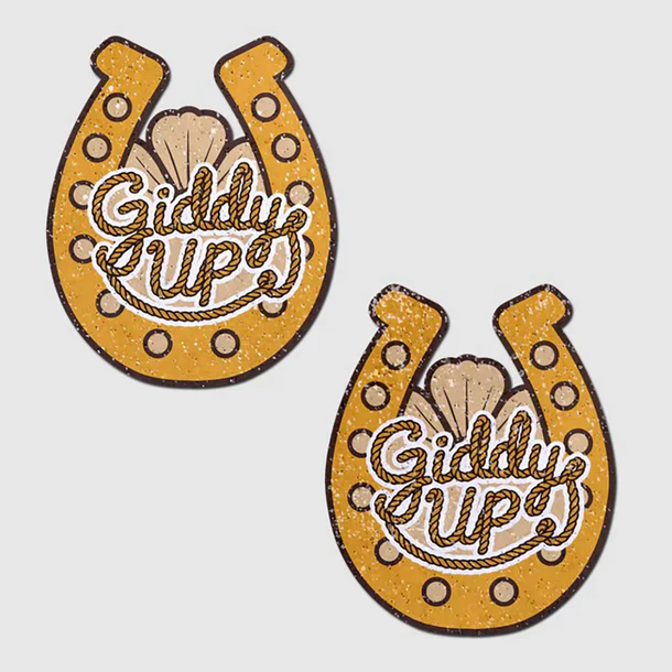Giddy Up Horseshoe Pasties by Naughty Pastease