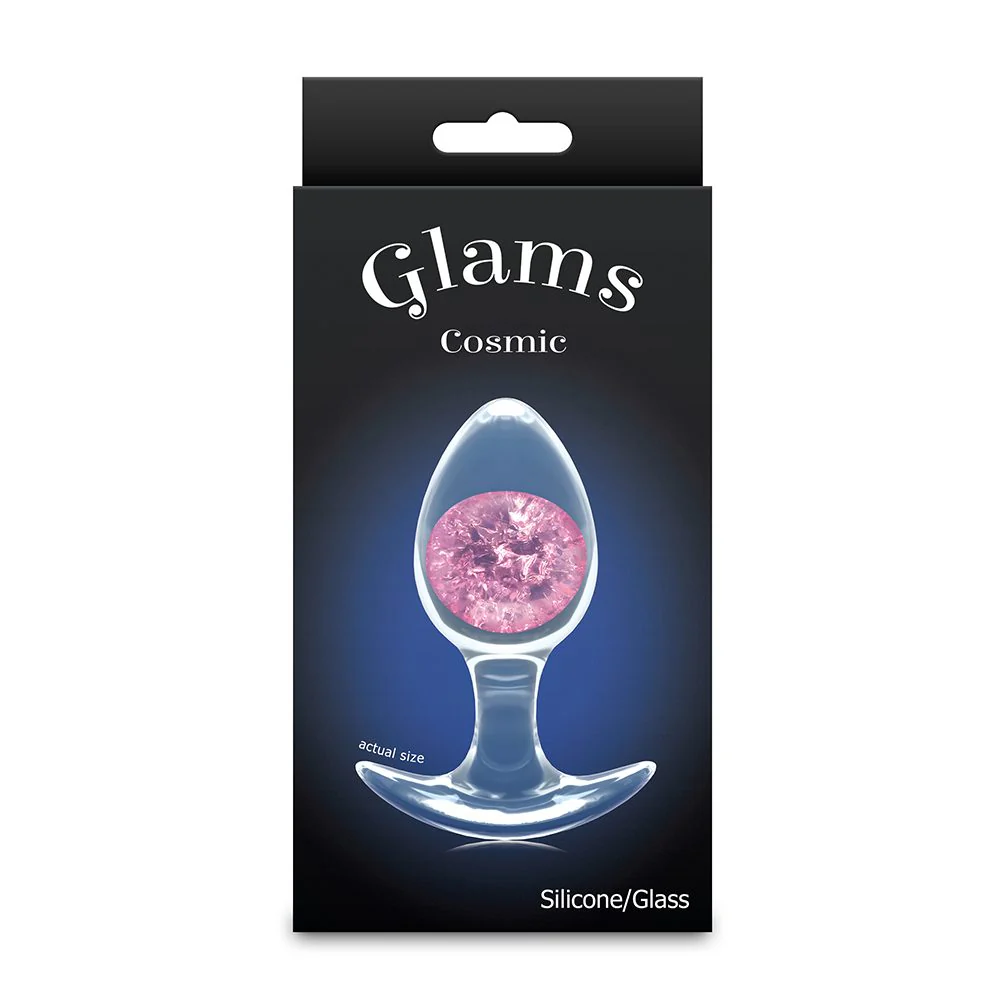 Glasm Cosmic Glass Anal Plug Medium by Ns Novelties - Image 3