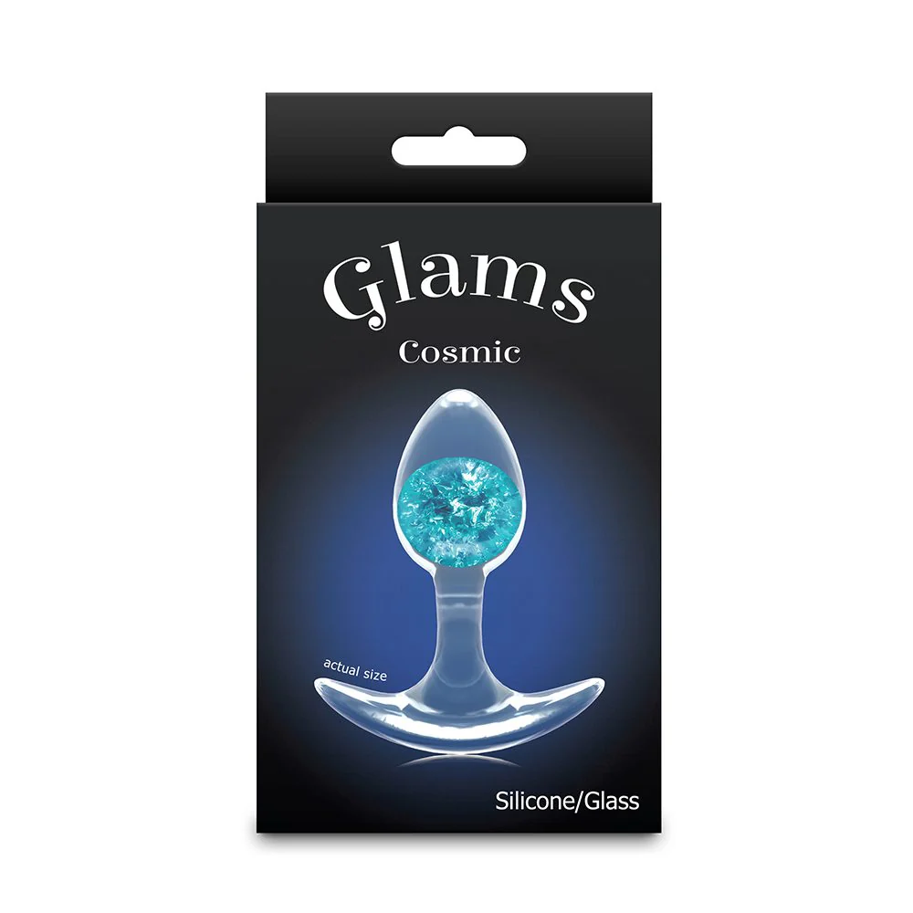 Glasm Cosmic Glass Anal Plug Small by Ns Novelties