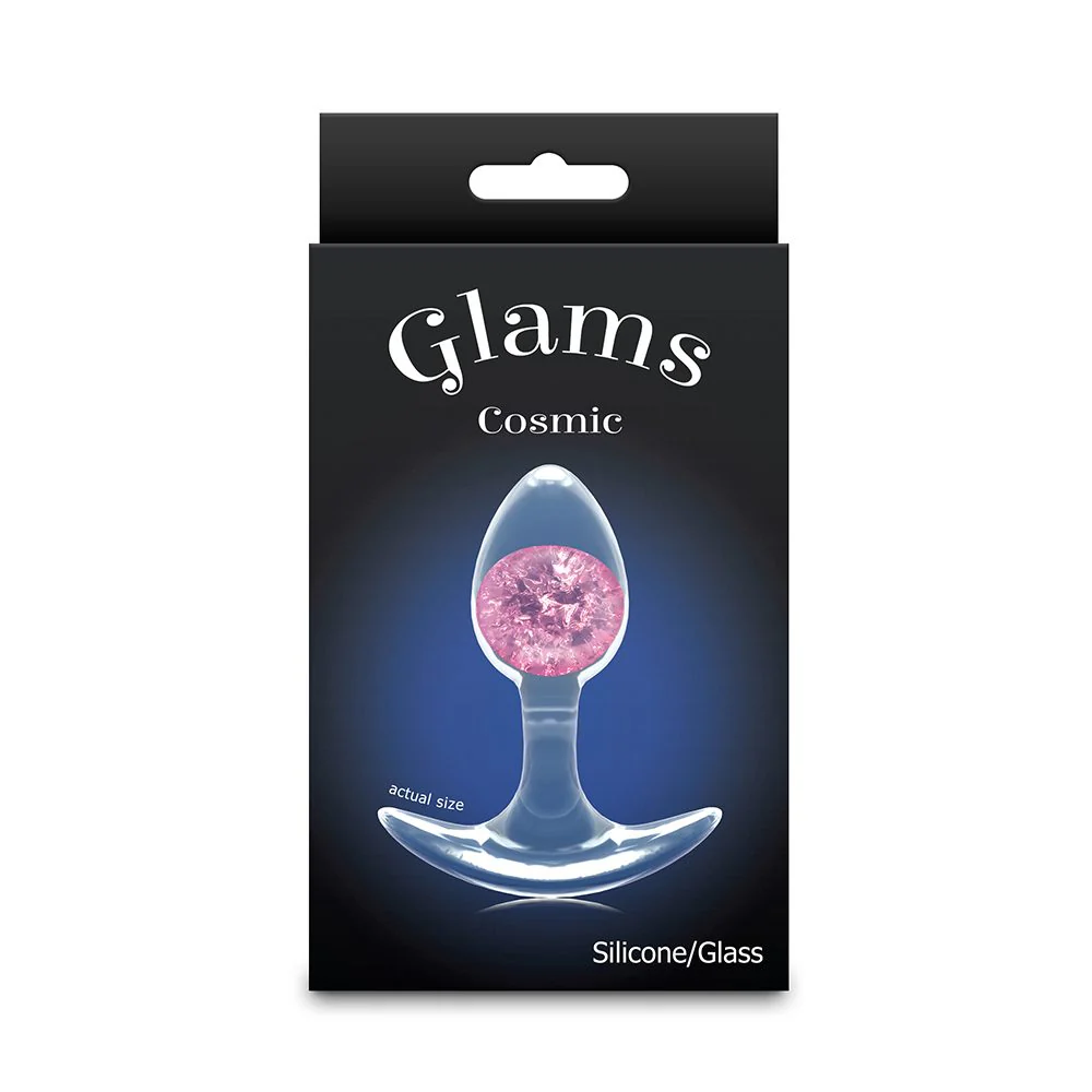 Glasm Cosmic Glass Anal Plug Small by Ns Novelties - Image 2