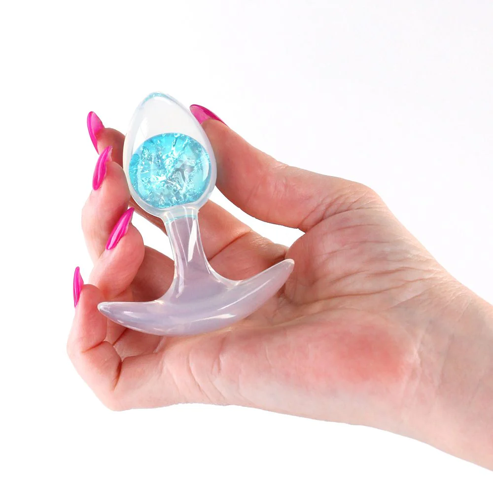 Glasm Cosmic Glass Anal Plug Small by Ns Novelties - Image 4