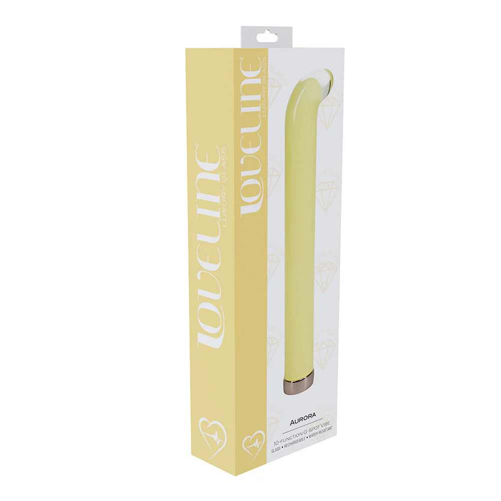 Loveline Glass Aurora G-Spot Vibrator by Shots - Image 3