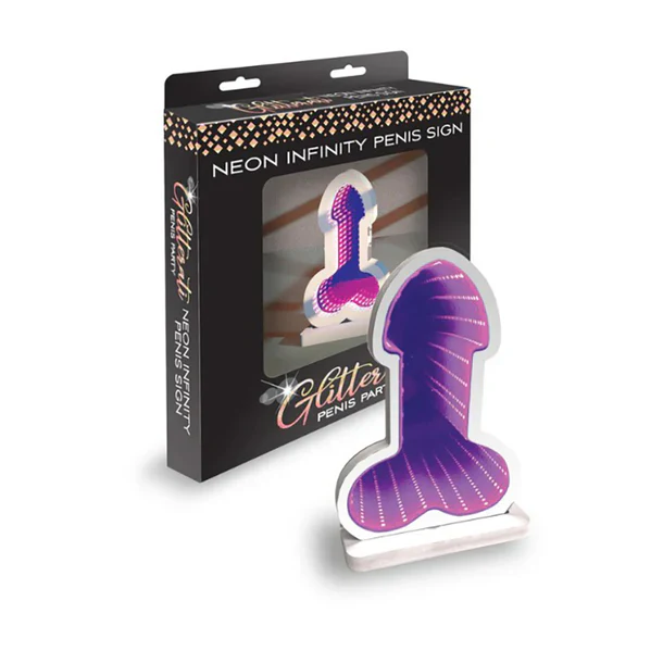 Glitterati Neon Penis Light Up Sign by Little Genie