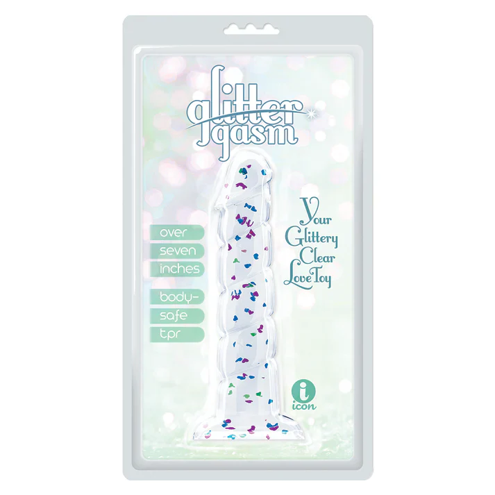 Glittergasm Dildo 7" by Icon - Image 2
