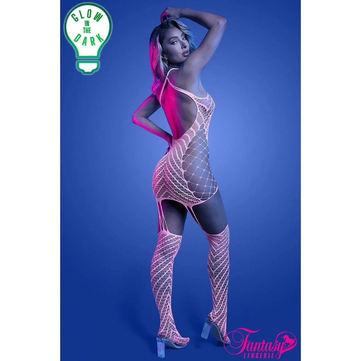 Glow Bodystocking by Fantasy Lingerie - Image 2