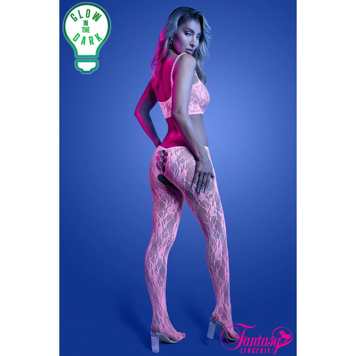 Glow Bodystocking by Fantasy Lingerie - Image 2