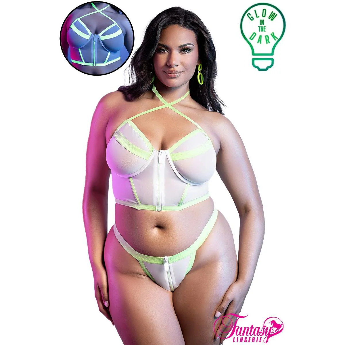 Glow Top & Bottoms by Fantasy Lingerie - Image 7