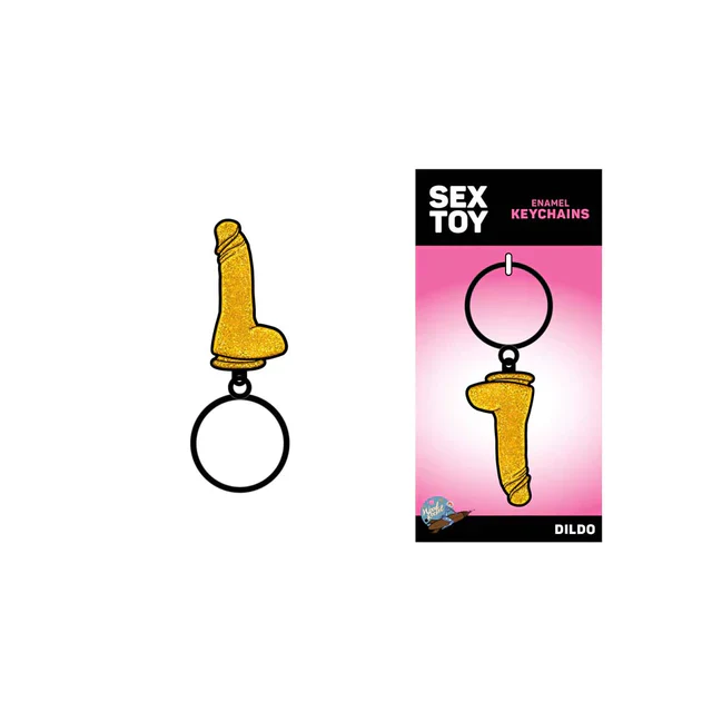 Glitter Dildo Keychain by Wood Rocket - Image 2