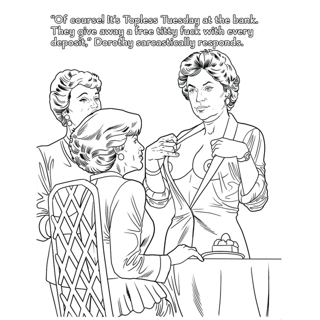 Golden Gilfs Coloring Book by Wood Rocket - Image 3