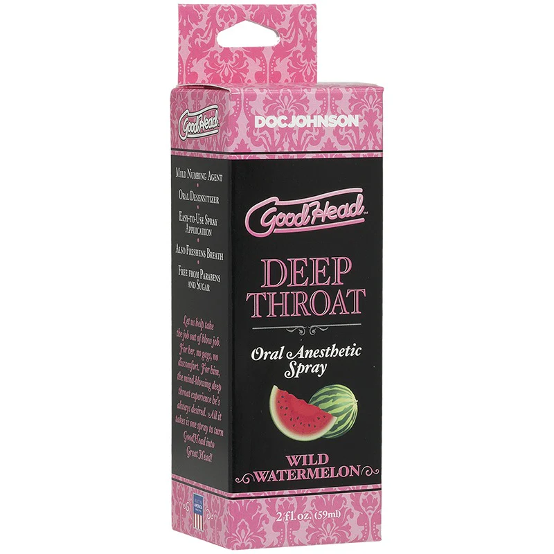 GoodHead™ Deep Throat Oral Sex Spay Wild Watermelon by Doc Johnson