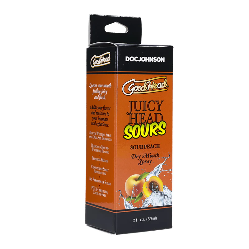 Goodhead™ Sours Peach Oral Sex Spray by Doc Johnson - Image 2