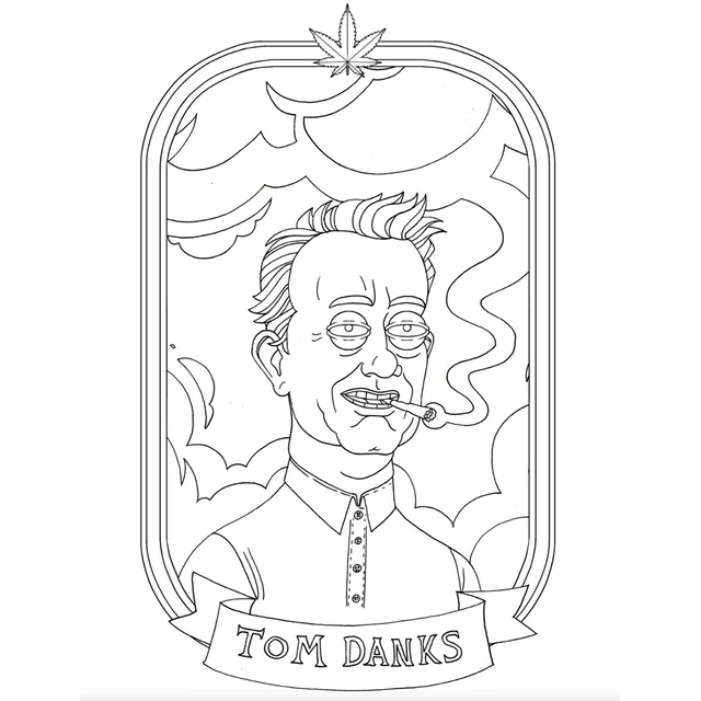 High AF Coloring Book by Wood Rocket - Image 2