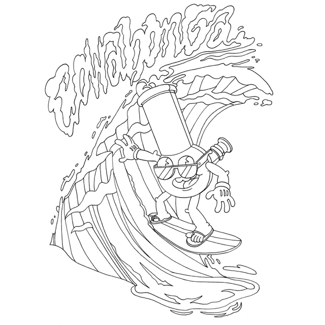 High AF Coloring Book by Wood Rocket - Image 3