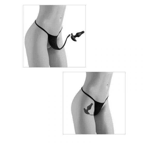 HookUp Panties Crotchless Love Garter by Pipedream Products® - Image 2