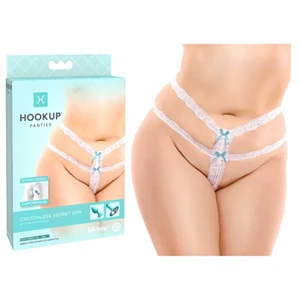HookUp Panties Crotchless Secret Gem by Pipedream Products®