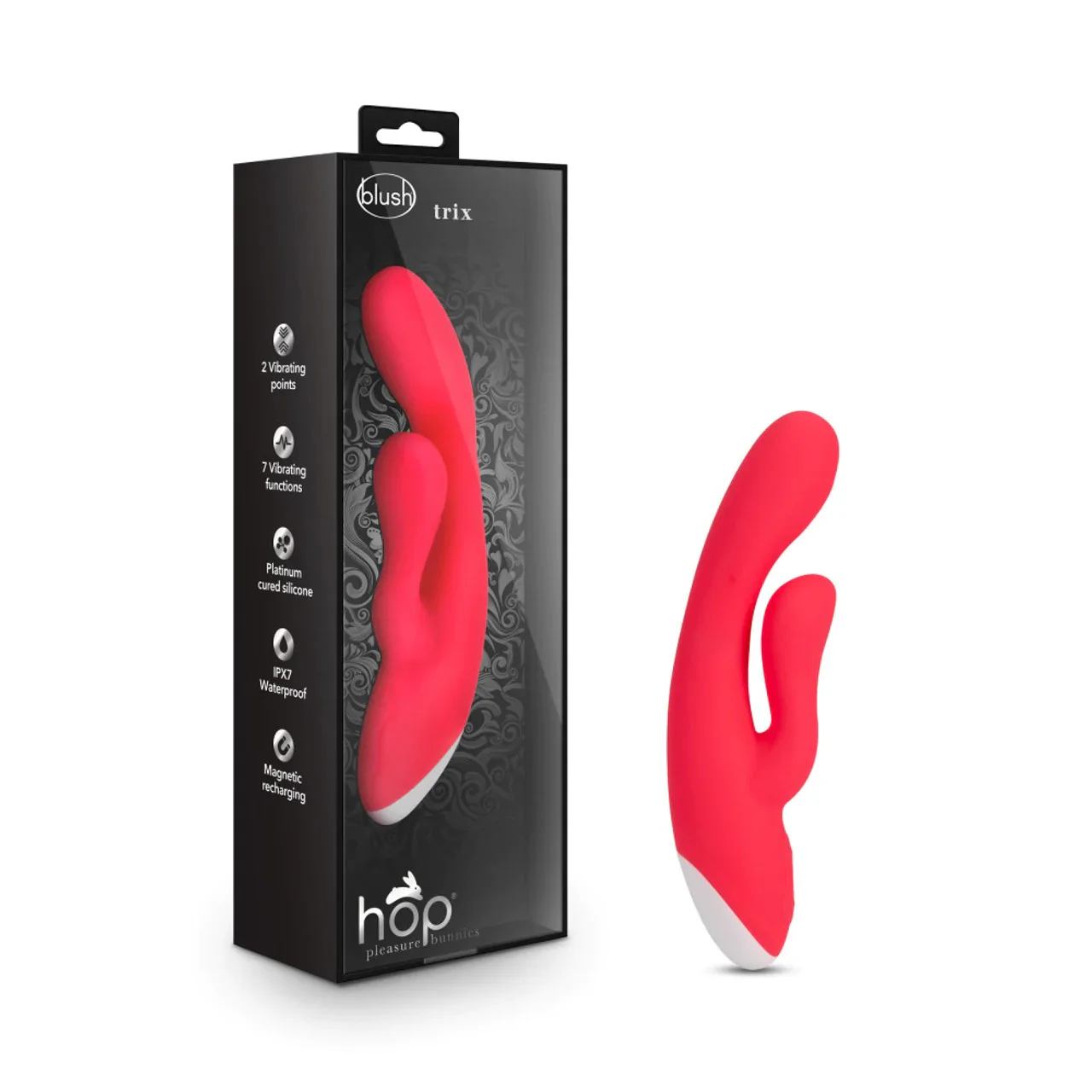 Hop Trix Cerise Vibrator by Blush Novelties