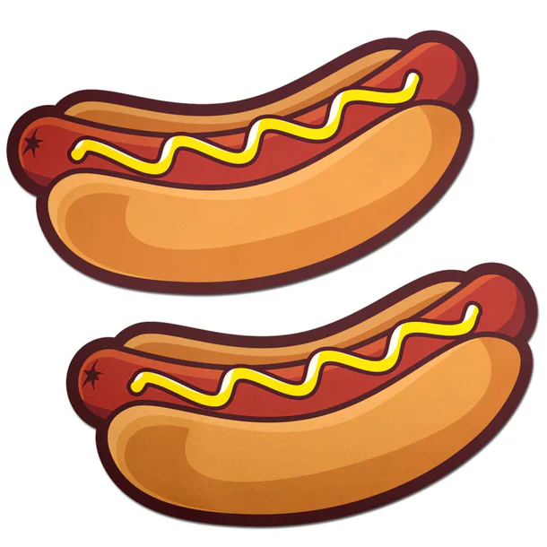 Hotdog Pasties by Naughty Pastease