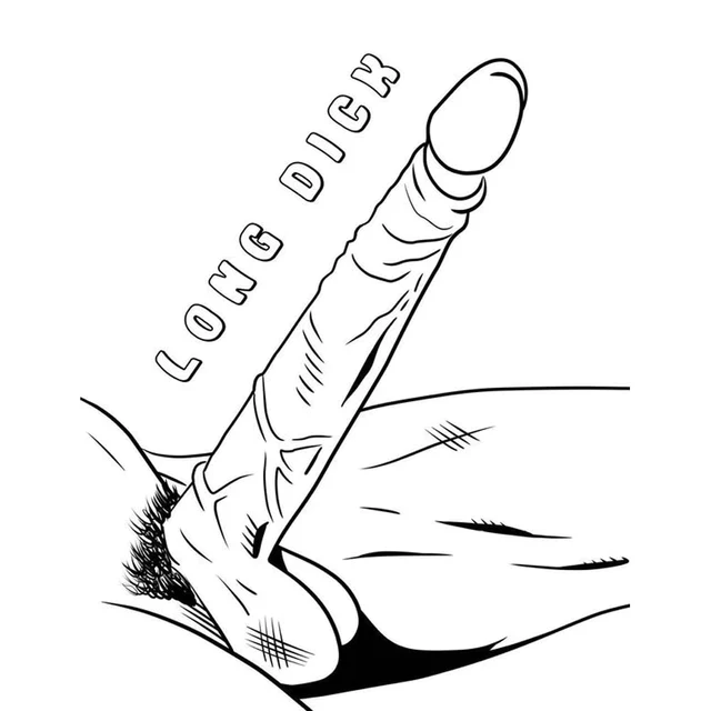 Huge Dicks Coloring Book by Wood Rocket - Image 3