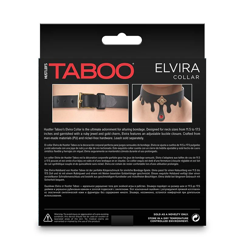 Hustler Taboo Collar Elvira by Ns Novelties - Image 2