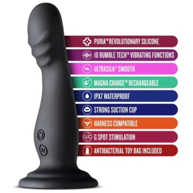Impressions Amsterdam Vibrating Dildo 6.5" by Blush Novelties - Image 2