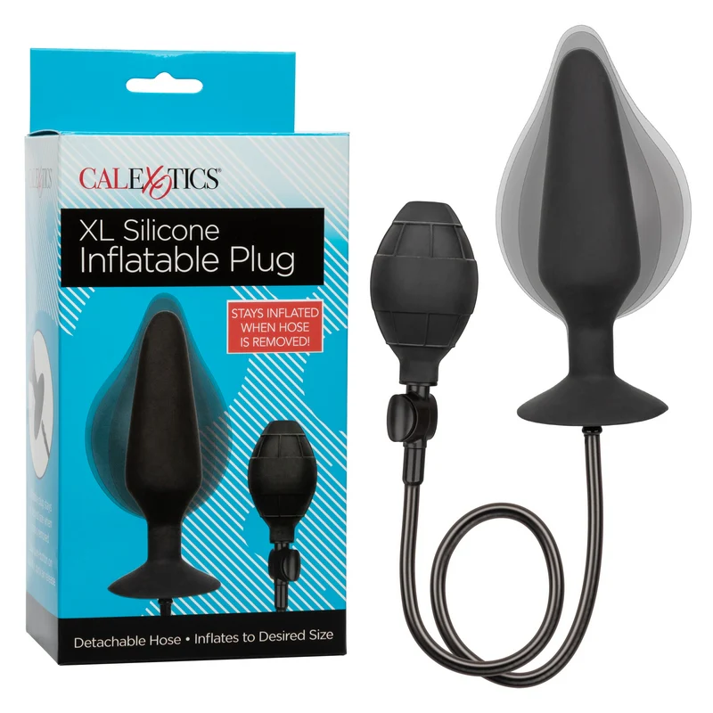 XL Silicone Inflatable Anal Plug by Cal Exotics