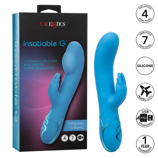 Insatiable G Inflatable Bunny Vibrator by Cal Exotics