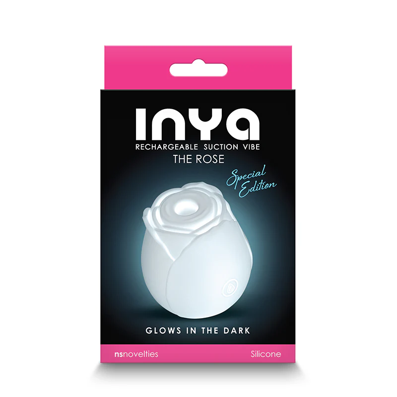 Inya Rechargeable Suction Vibrator The Rose by NS Novelties