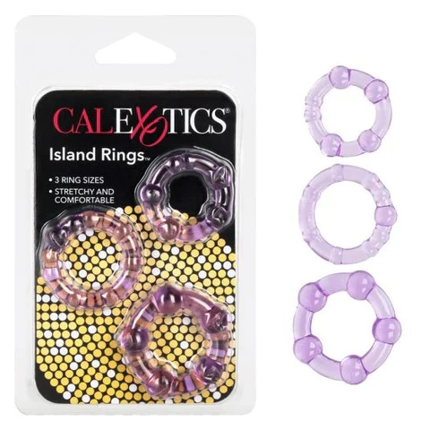 Island Cock Rings 3pk by Cal Exotics - Image 3