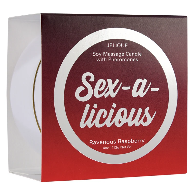 Sex a Licious Ravenous Raspberry Massage Candle by Jelique