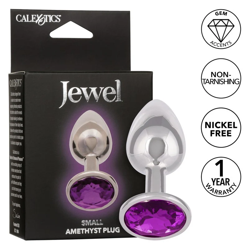 Jewel Amethyst Small Anal Plug by Cal Exotics