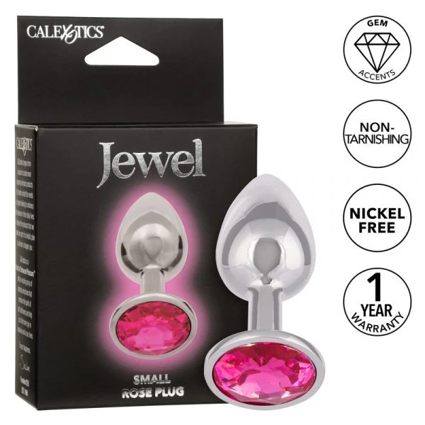 Jewel Rose Small Anal Plug 2.25" by Cal Exotics