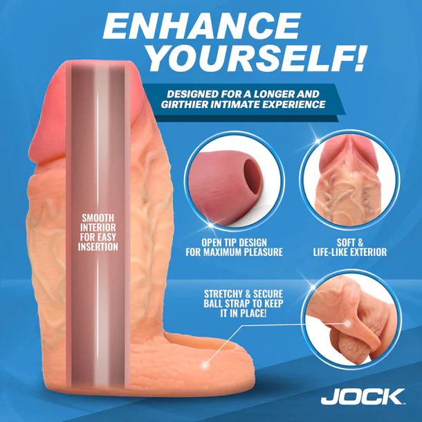 Jock Enhancers Silicone Penis Extention Sleeve by XR - Image 4