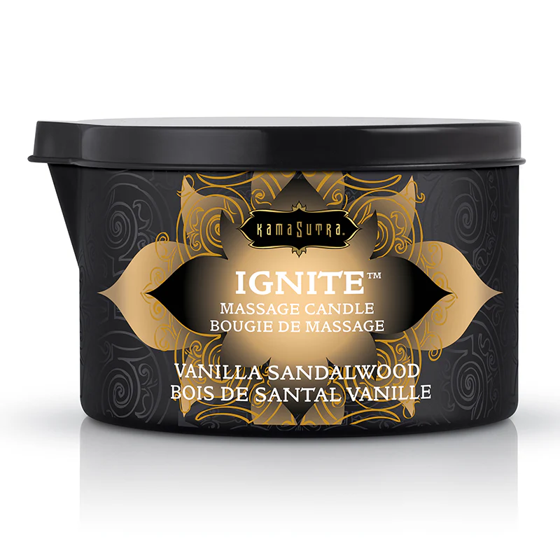 Kama Sutra Ignite Massage Candle Vanilla Sandalwood