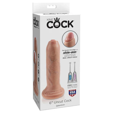 King Cock Uncut Realistic Dildo 6" by Pipedream Products®