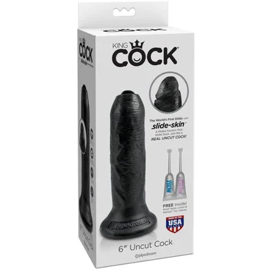 King Cock Uncut Realistic Dildo 6" by Pipedream Products® - Image 2