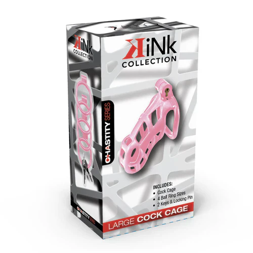Large Locking Cock Chastity Cage by Kink Collection - Image 3